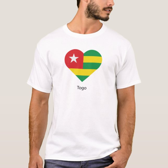 Camiseta Eu Amo Togo (Frente)
