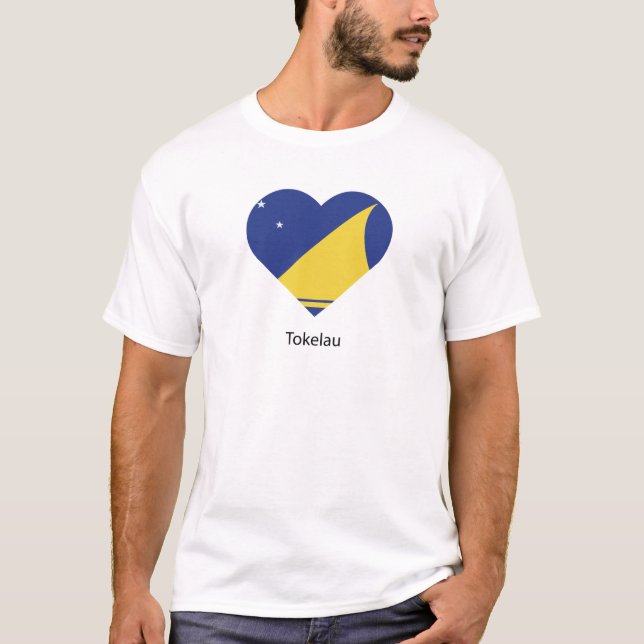 Camiseta Eu Amo Tokelau (Frente)