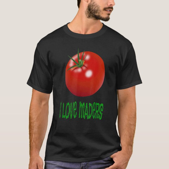 Camiseta Eu Amo Tomates Maders (Frente)