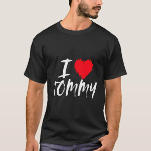 Camiseta Eu Amo Tommy Pai Marido Namorado Son Grandson Re