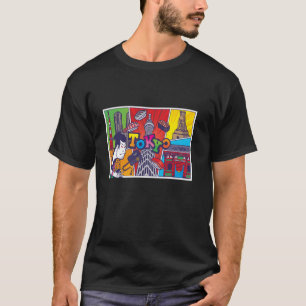 Camiseta Eu Amo Tóquio, Legal Maravilhoso Tóquio Japão Gráf