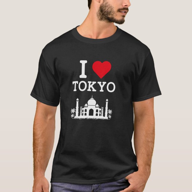 Camiseta Eu Amo Tóquio Piada de Indian Prank Engraçada Marc (Frente)