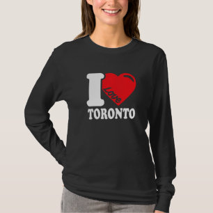 Camiseta Eu Amo Toronto Linda Cidade Canadense Eu Amo Tor