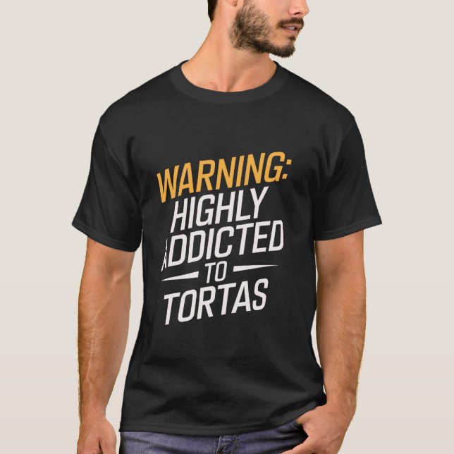 Camiseta Eu Amo Tortas Comida Mexicana (Frente)