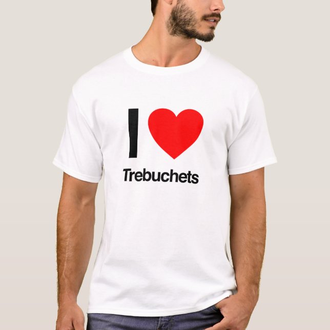 Camiseta eu amo trebuchets (Frente)
