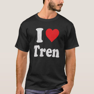 Camiseta Eu Amo Tren Distressed Retro Vintage Design_3