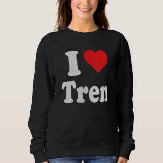 Camiseta Eu Amo Tren Distressed Retro Vintage Design_3