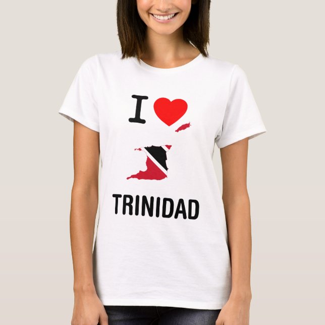CAMISETA EU AMO TRINIDAD & TOBAGO (Frente)