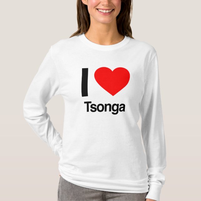 Camiseta eu amo tsonga (Frente)