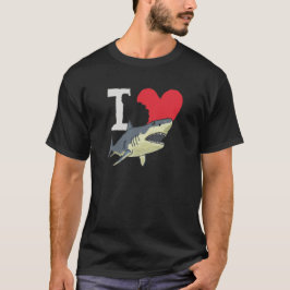 Camiseta Eu Amo Tubarões