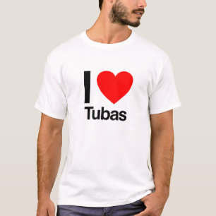 Camiseta eu amo tubas