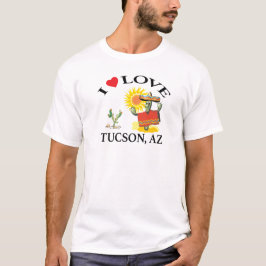 Camiseta Eu amo tucson, arizona