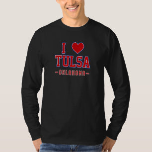 Camiseta Eu Amo Tulsa Oklahoma