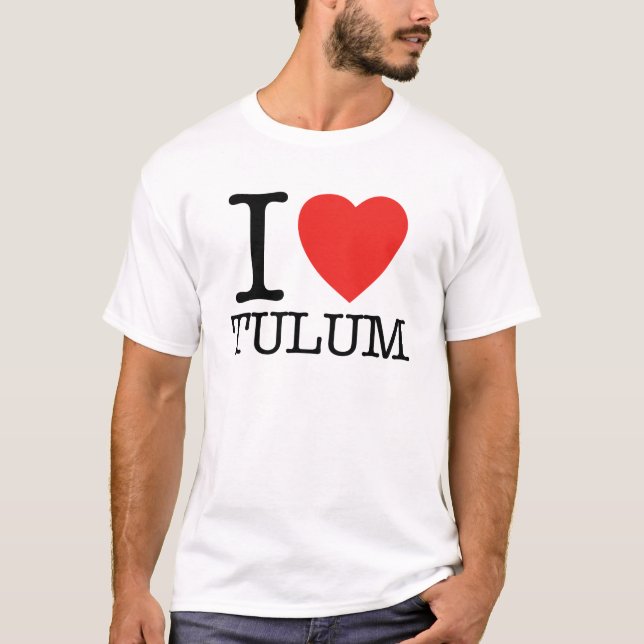 Camiseta Eu amo Tulum (Frente)