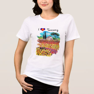 CAMISETA EU AMO TUSCÂNIA E FANTASIA
