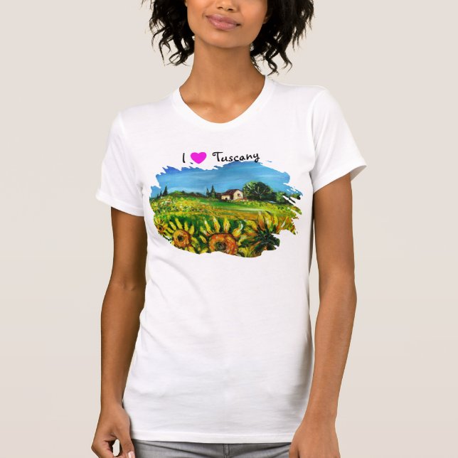 CAMISETA EU AMO TUSCÂNIA E FANTASIA (Frente)