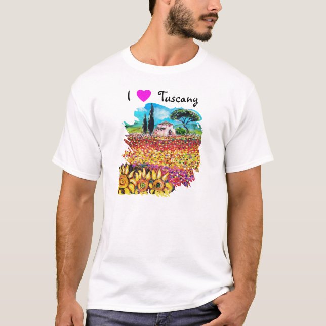 CAMISETA EU AMO TUSCÂNIA E FANTASIA (Frente)
