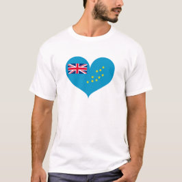 Camiseta Eu Amo Tuvalu Flag