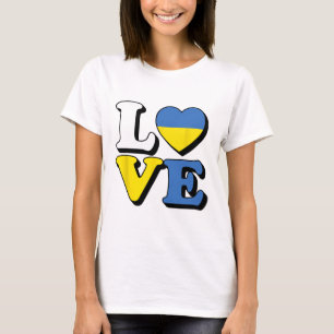 Camiseta Eu Amo Ucrânia Viagem Souvenir Férias Ucraniano