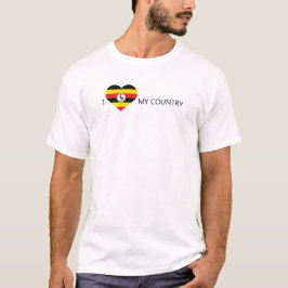 Camiseta Eu amo Uganda