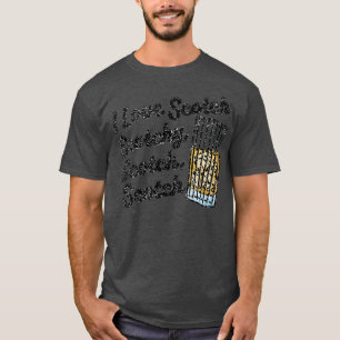 Camiseta Eu Amo Uísque Escocês - Uísque Escocês Uísque Esco
