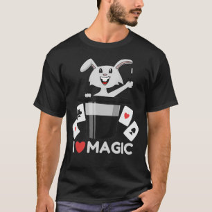 Camiseta Eu Amo Um Animal Bastante Mágico De Coelho Mágico