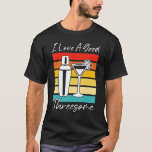 Camiseta Eu Amo Uma Boa Menina Ameaçadora As Mulheres Memam