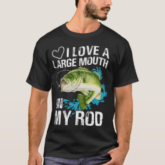Camiseta Eu amo uma boca grande na minha vara