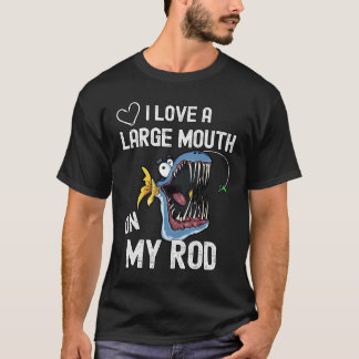 Camiseta Eu Amo Uma Boca Grande Na Minha Vara  Cara Eu Amo 