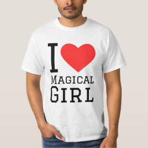 Camiseta Eu amo uma garota mágica