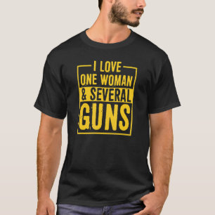 Camiseta Eu Amo Uma Mulher E Várias Armas 2a Pro Second Am