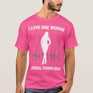 Camiseta Eu Amo Uma Mulher Várias Águas De Pesca (Nas Costa