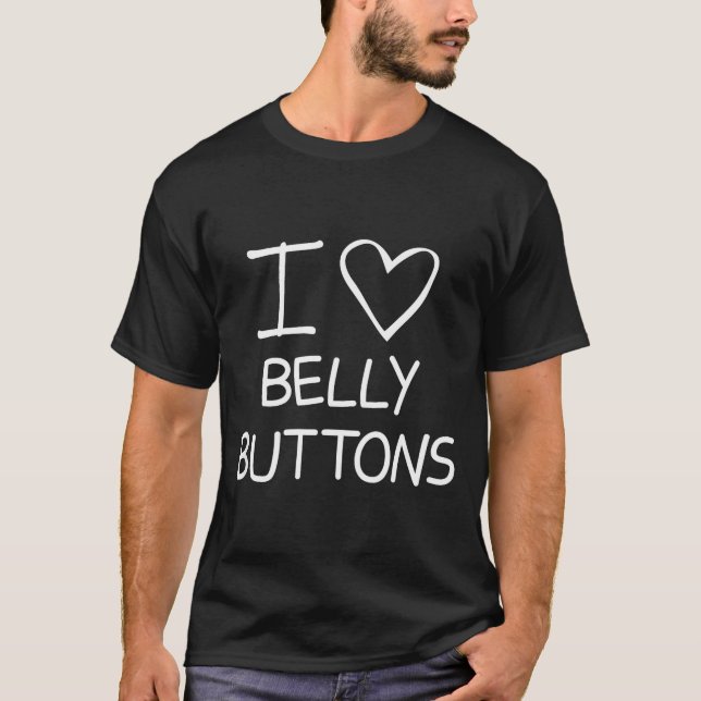 Camiseta Eu Amo Umbigos, Engraçado, Piadas, Dizeres Sarcást (Frente)