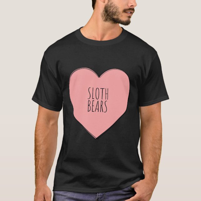 Camiseta Eu Amo Ursos De Lama (Frente)
