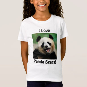 Camiseta Eu Amo Ursos Panda