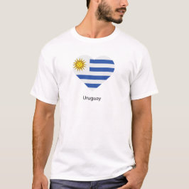Camiseta Eu Amo Uruguai