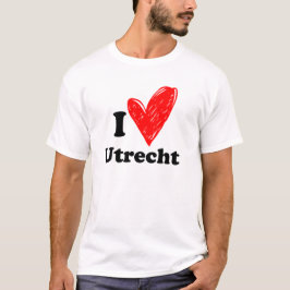 Camiseta Eu amo Utrecht