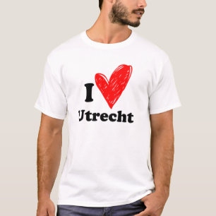 Camiseta Eu amo Utrecht