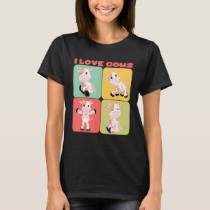 Camiseta Eu Amo Vacas