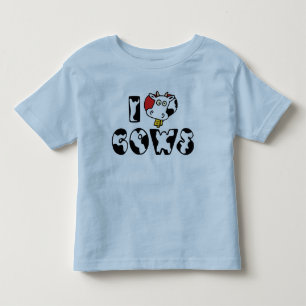 Camiseta Eu Amo Vacas de Coração