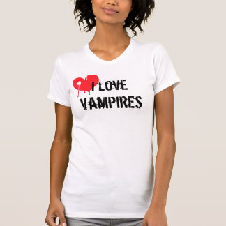 Camiseta Eu amo vampiros