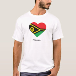 Camiseta Eu Amo Vanuatu