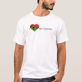 Camiseta Eu Amo Vanuatu