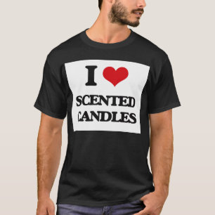Camiseta Eu amo velas Scented