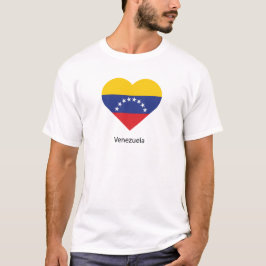 Camiseta Eu Amo Venezuela