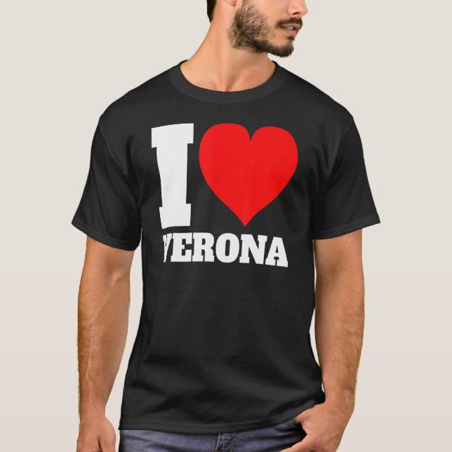 Camiseta Eu Amo Verona Eu Amo Verona (Frente)
