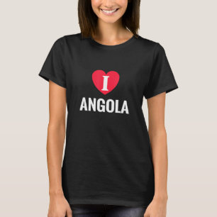 Camiseta Eu Amo Viagem Patriótica à Pátria Angola
