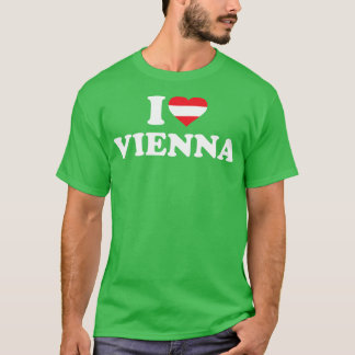 Camiseta Eu amo Viena