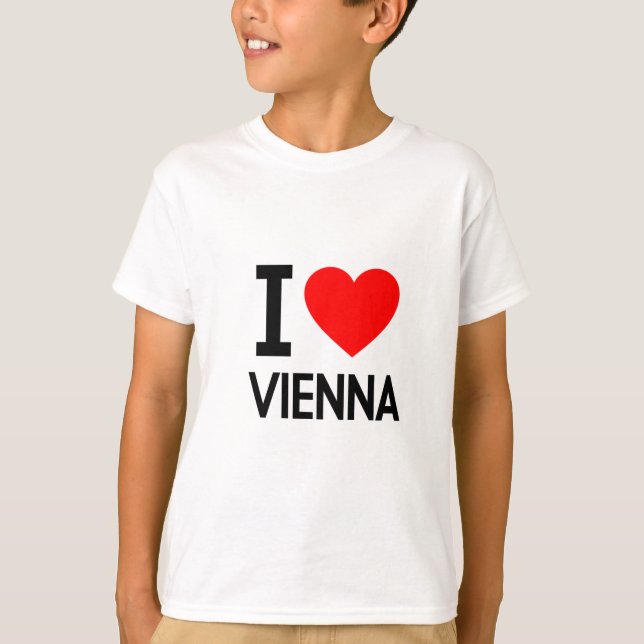 Camiseta Eu Amo Viena (Frente)