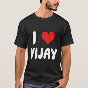 Camiseta Eu Amo Vijay - Coração